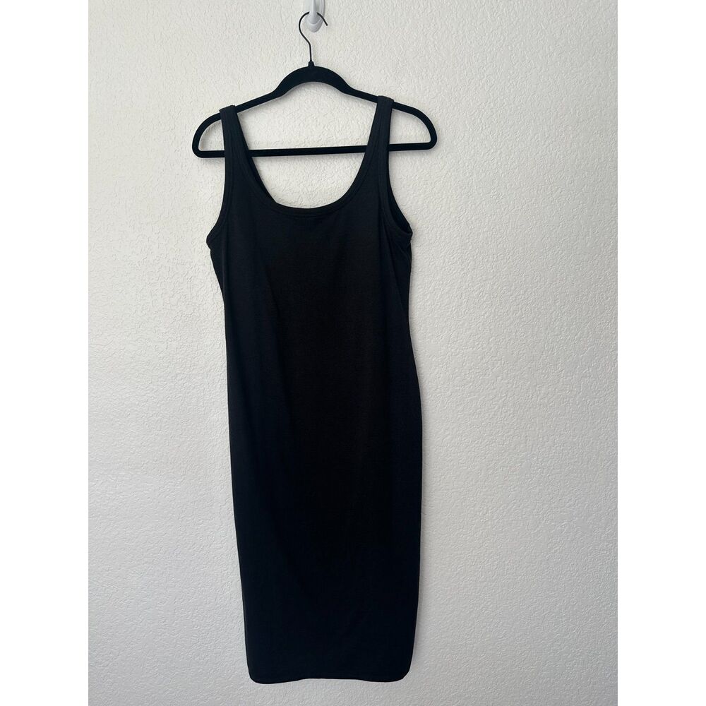 Vuori Halo Essential Dress in Black Heather Size Large - Picture 3 of 8
